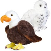 Wholesale - PLUSH EAGLE OWL SET C/P 16, UPC: 850038957254
